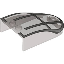 Part 18973pb08 - Windscreen 6 x 4 x 1 1/3 Canopy Straight Sides with Gray Star Wars Skimmer Pattern