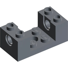 Part 18975 - Technic, Brick 2 x 4 x 1 1/3 with Pin Holes and 2 x 2 Cutout
