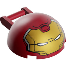 Part 18990pb05 - Windscreen 4 x 4 x 1 2/3 Canopy Half Sphere with Bar Handle with Gold Hulkbuster Face with Silver Cheeks and Forehead Panel Pattern