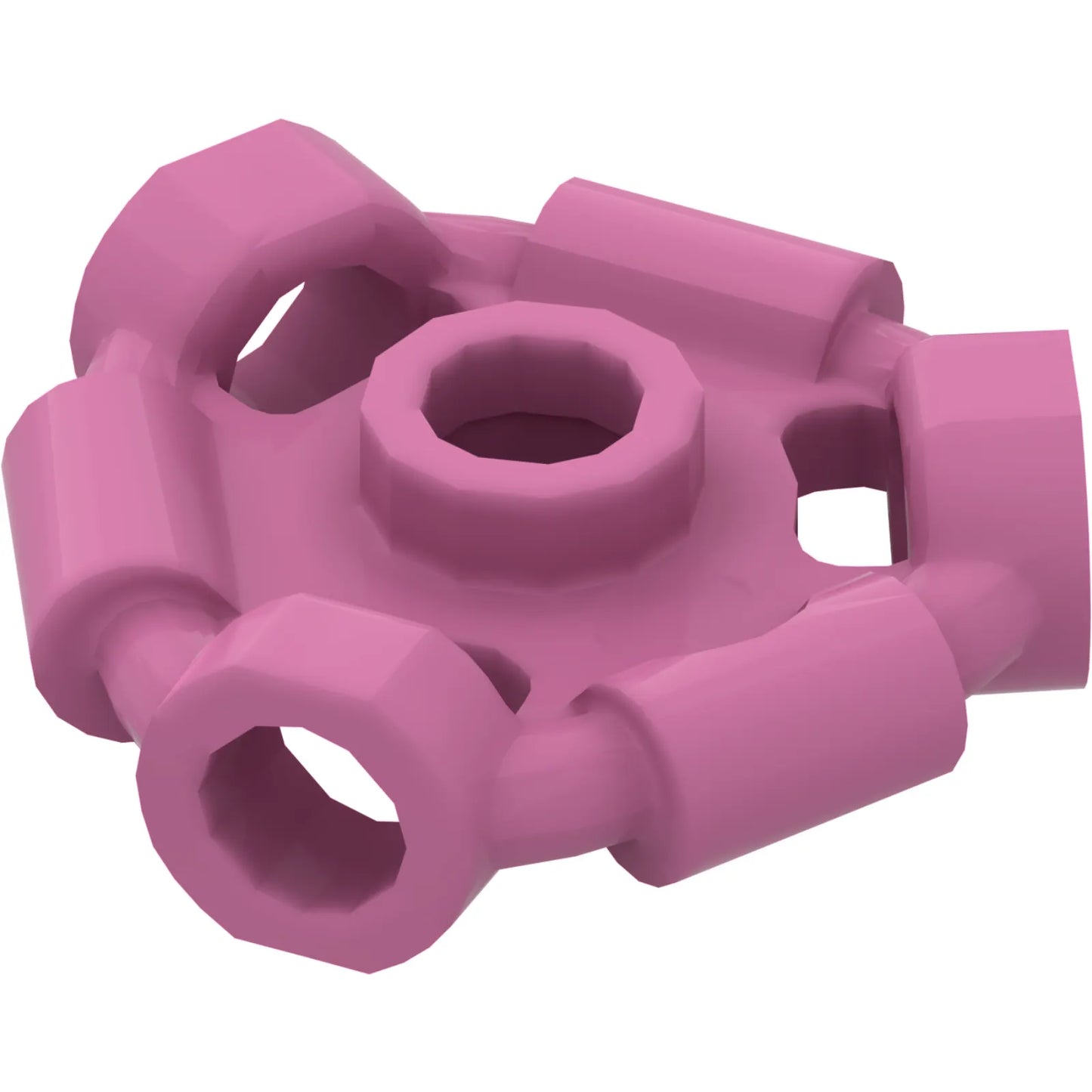 Part 1941 - Minifigure, Weapon Holder Ring with 3 Bars and 3 Bar Holes (Ninjago Aeroblade Center) - Open Stud