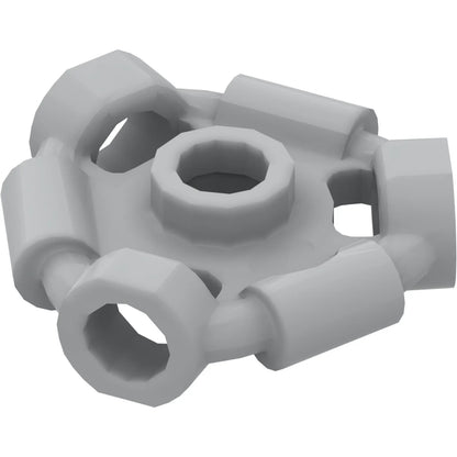 Part 1941 - Minifigure, Weapon Holder Ring with 3 Bars and 3 Bar Holes (Ninjago Aeroblade Center) - Open Stud