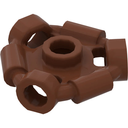 Part 1941 - Minifigure, Weapon Holder Ring with 3 Bars and 3 Bar Holes (Ninjago Aeroblade Center) - Open Stud