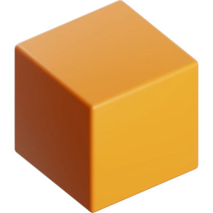 Part 19729 - Minifigure, Head, Modified Cube, Plain