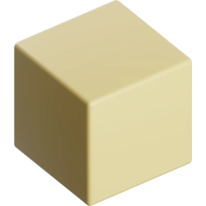 Part 19729 - Minifigure, Head, Modified Cube, Plain