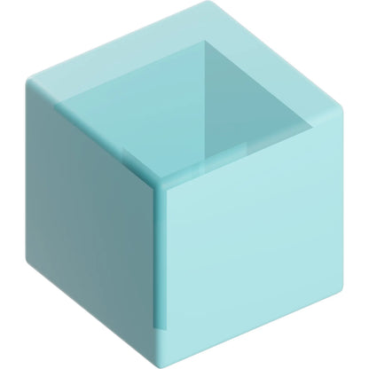 Part 19729 - Minifigure, Head, Modified Cube, Plain