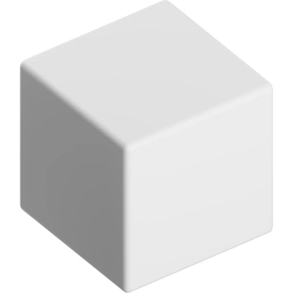 Part 19729 - Minifigure, Head, Modified Cube, Plain