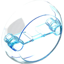 Part 1974 - Cylinder Hemisphere 7 x 7 Flat (Pod Half) with 2 Pin Holes