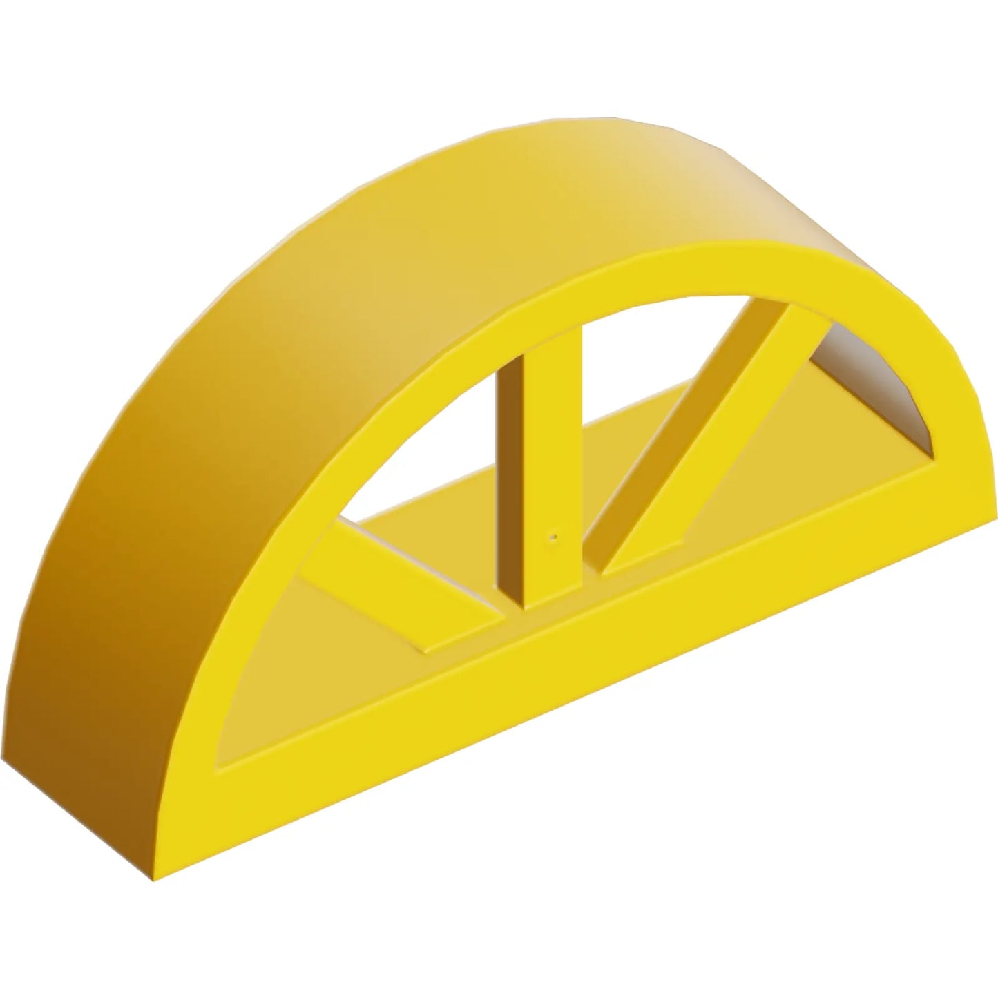 Part 20309 - Window 1 x 4 x 1 2/3 with Spoked Rounded Top