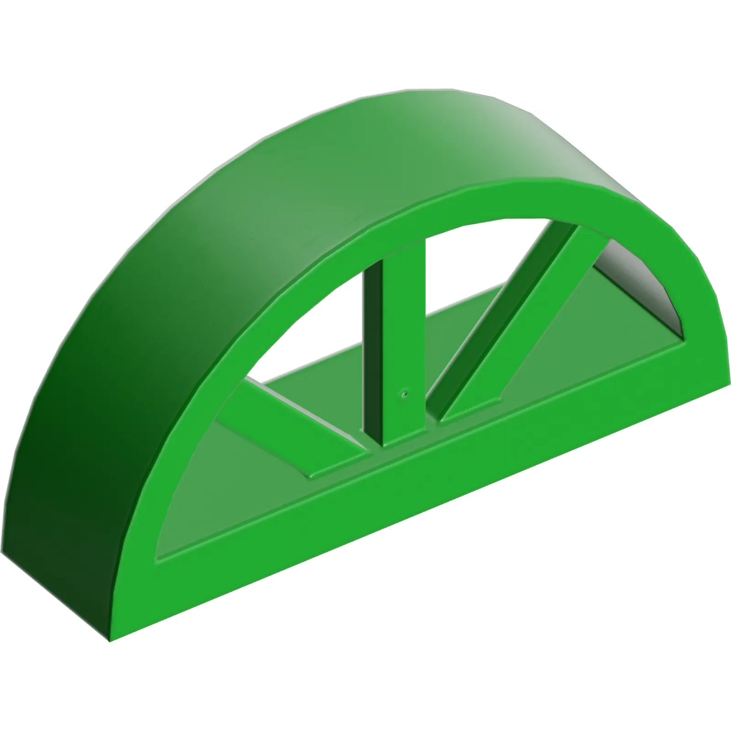 Part 20309 - Window 1 x 4 x 1 2/3 with Spoked Rounded Top