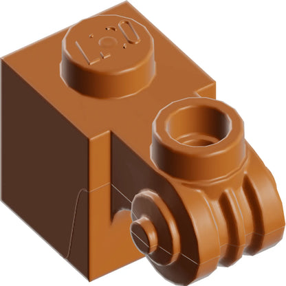 Teil 20310 - Stein, modifiziert 1 x 1 mit Schnecke und hohlem Bolzen