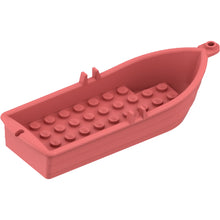 Part 21301 - Boat, 14 x 5 x 2 with Oarlocks without Hollow Inside Studs