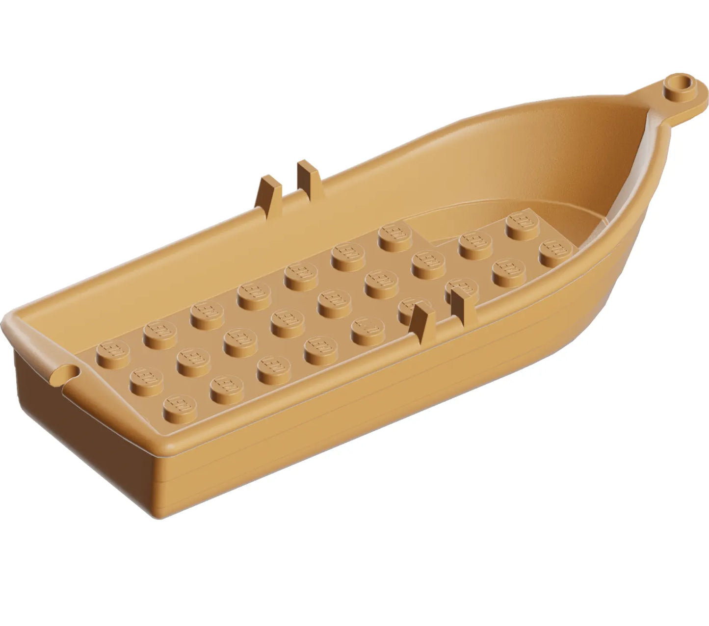Part 21301 - Boat, 14 x 5 x 2 with Oarlocks without Hollow Inside Studs