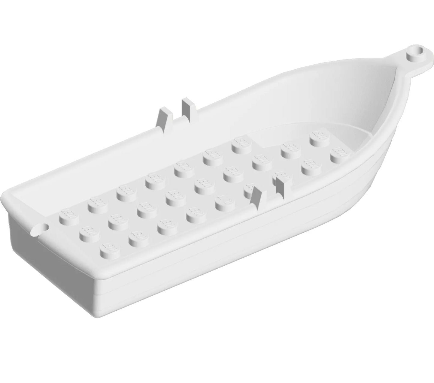 Part 21301 - Boat, 14 x 5 x 2 with Oarlocks without Hollow Inside Studs
