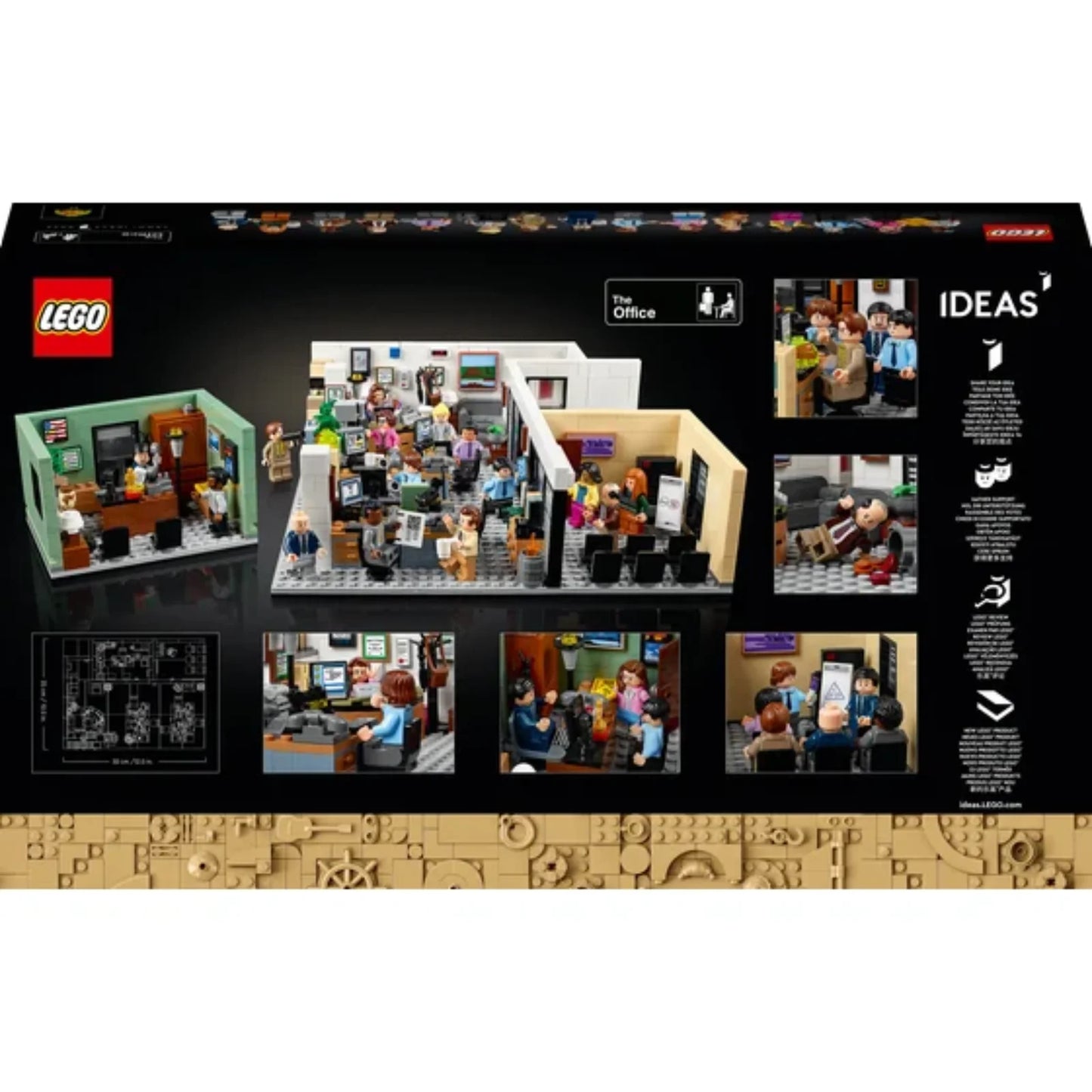 LEGO® Ideas The Office 21336 Building Kit for Adults (1,164 Pieces)