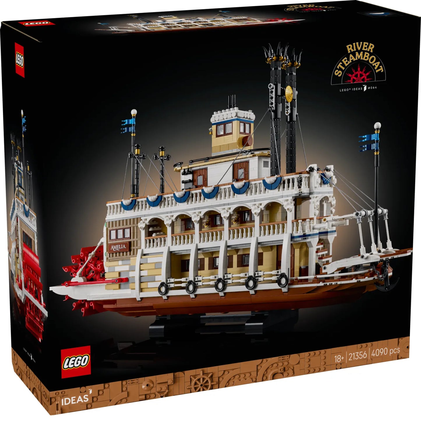 Original box 21356 - River Steamboat
