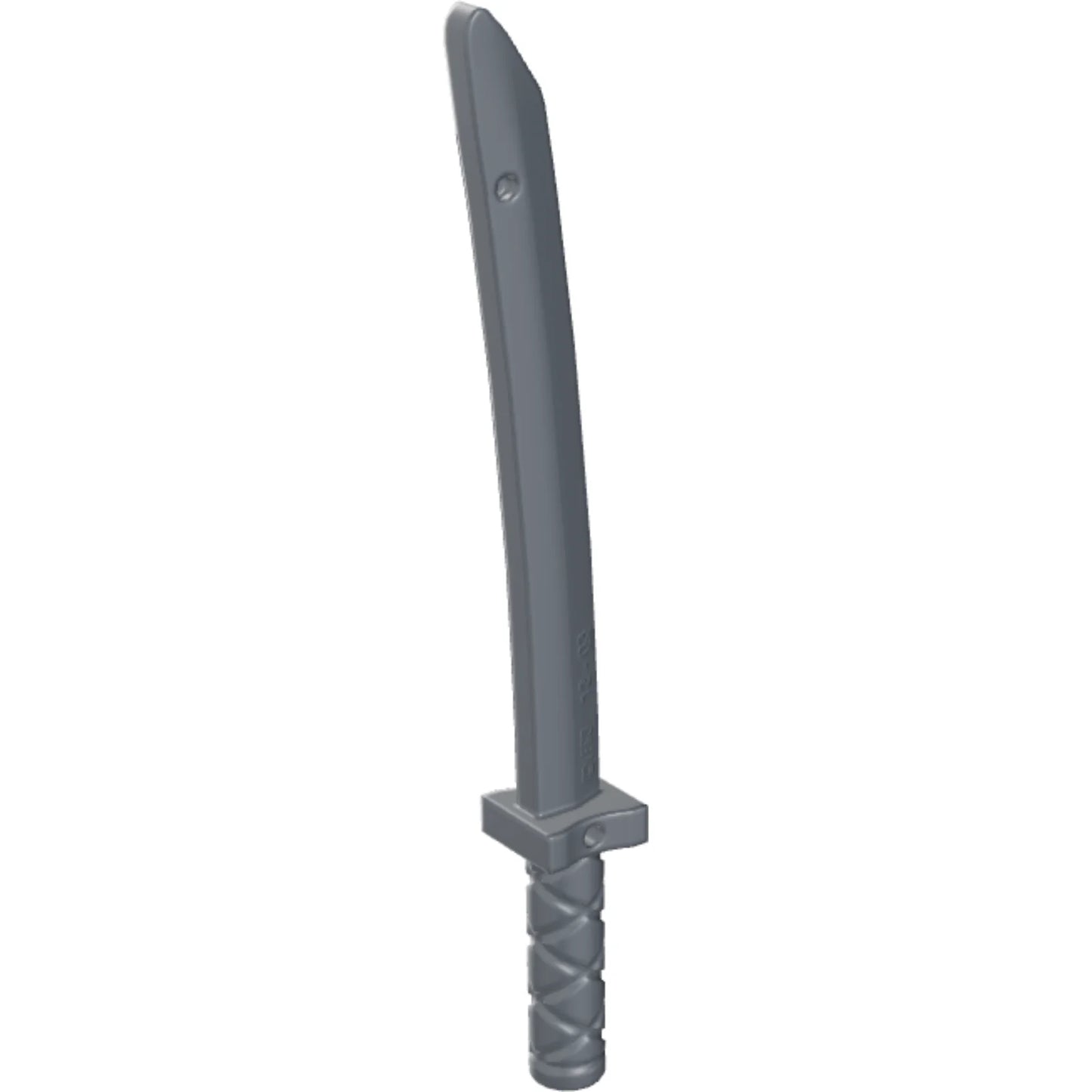Part 21459 - Minifigure, Weapon Sword, Shamshir/Katana (Square Guard) with Capped Pommel and Holes in Crossguard and Blade