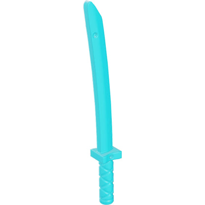 Part 21459 - Minifigure, Weapon Sword, Shamshir/Katana (Square Guard) with Capped Pommel and Holes in Crossguard and Blade