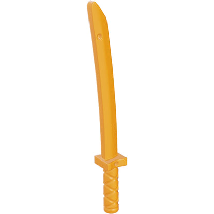 Part 21459 - Minifigure, Weapon Sword, Shamshir/Katana (Square Guard) with Capped Pommel and Holes in Crossguard and Blade