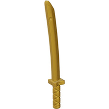 Part 21459 - Minifigure, Weapon Sword, Shamshir/Katana (Square Guard) with Capped Pommel and Holes in Crossguard and Blade