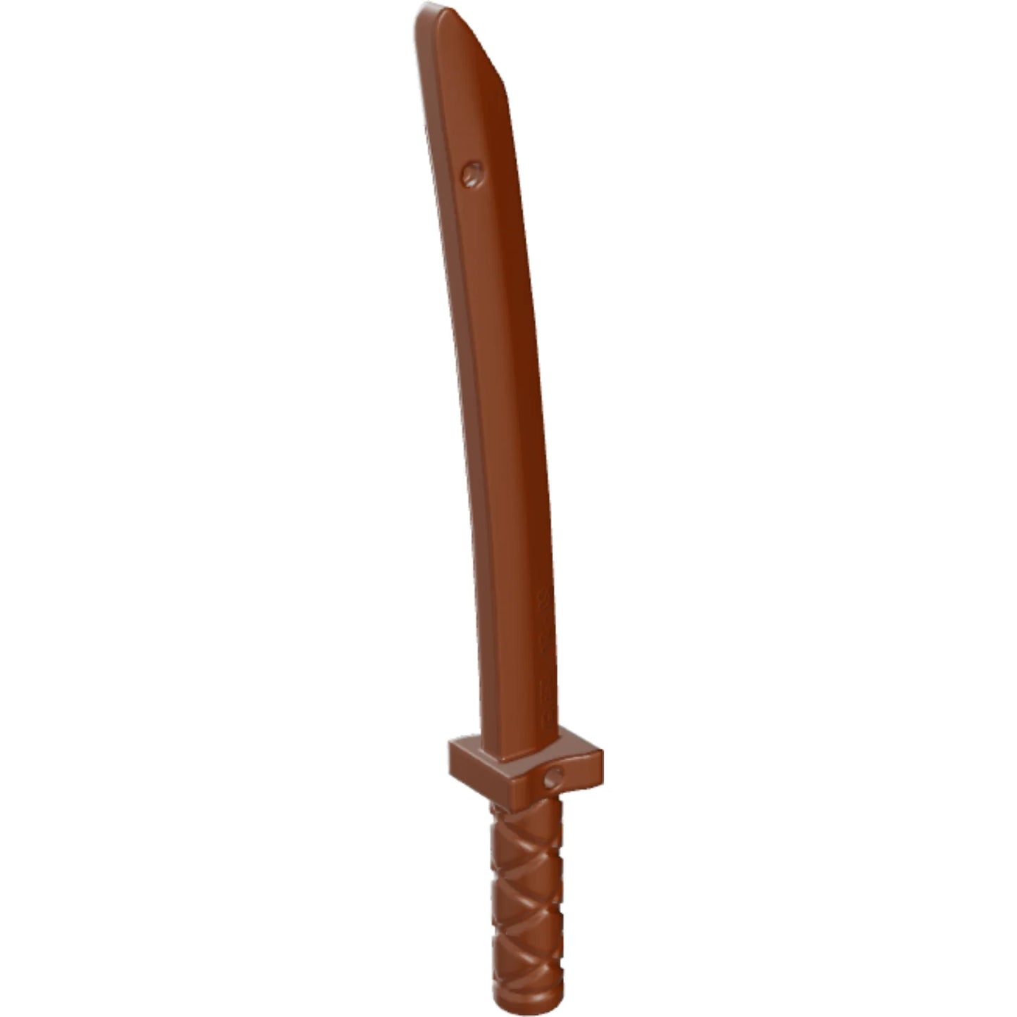 Part 21459 - Minifigure, Weapon Sword, Shamshir/Katana (Square Guard) with Capped Pommel and Holes in Crossguard and Blade