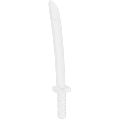 Part 21459 - Minifigure, Weapon Sword, Shamshir/Katana (Square Guard) with Capped Pommel and Holes in Crossguard and Blade