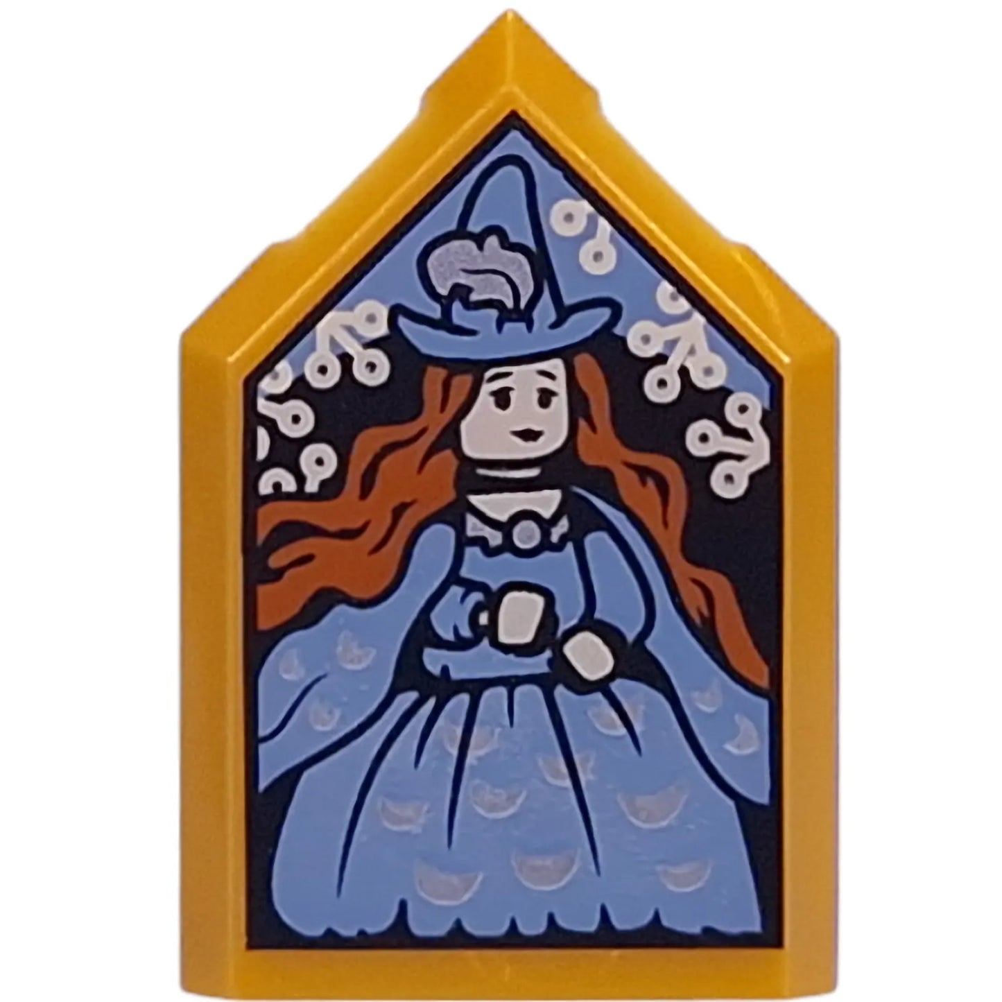 Part 22385pb329 - Tile, Modified 2 x 3 Pentagonal with HP Portrait - Damara Dodderidge Pattern