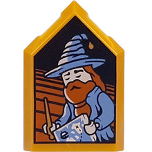Part 22385pb331 - Tile, Modified 2 x 3 Pentagonal with HP Portrait - Sleeping Wizard Pattern