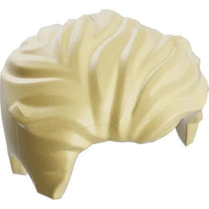 Part 23186 - Minifigure, Hair Swept Left Tousled with Slight Widow's Peak and Short Sideburns