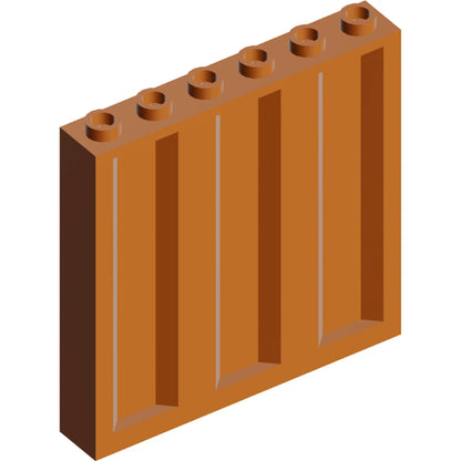 Part 23405 - Panel 1 x 6 x 5 with Corrugated Profile