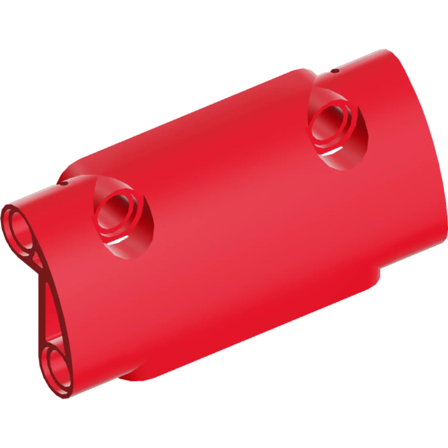 Teil 24119 - Technik, Platte gebogen 7 x 3 mit 2 Stiftlöchern durch die Plattenoberfläche