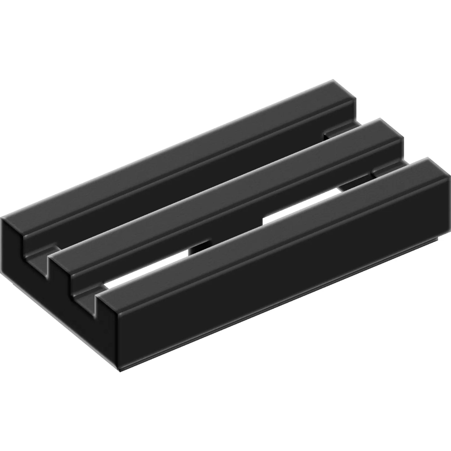 Part 2412b - Tile, Modified 1 x 2 Grille with Bottom Groove / Lip