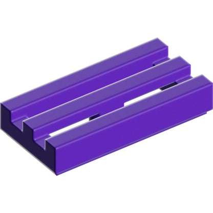 Part 2412b - Tile, Modified 1 x 2 Grille with Bottom Groove / Lip