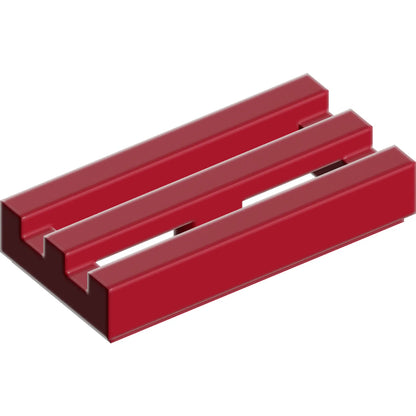Part 2412b - Tile, Modified 1 x 2 Grille with Bottom Groove / Lip