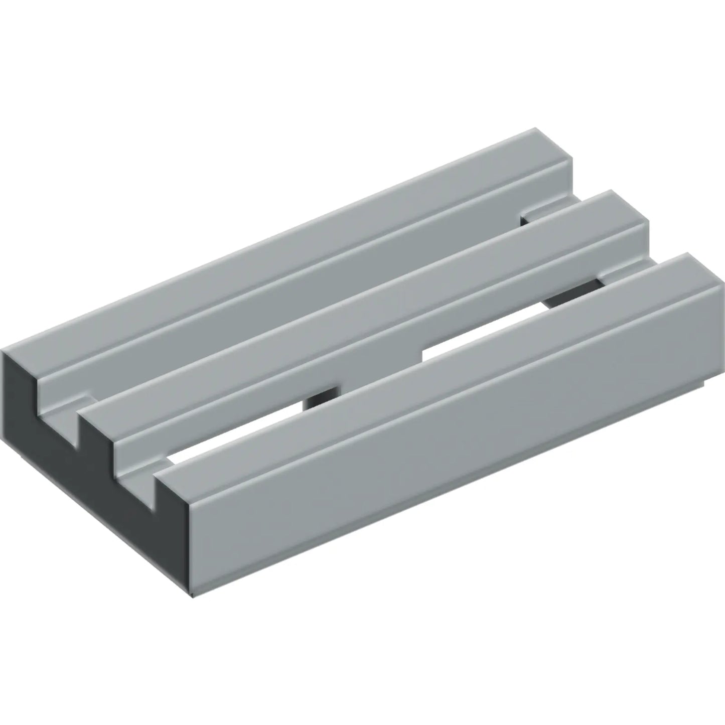 Part 2412b - Tile, Modified 1 x 2 Grille with Bottom Groove / Lip