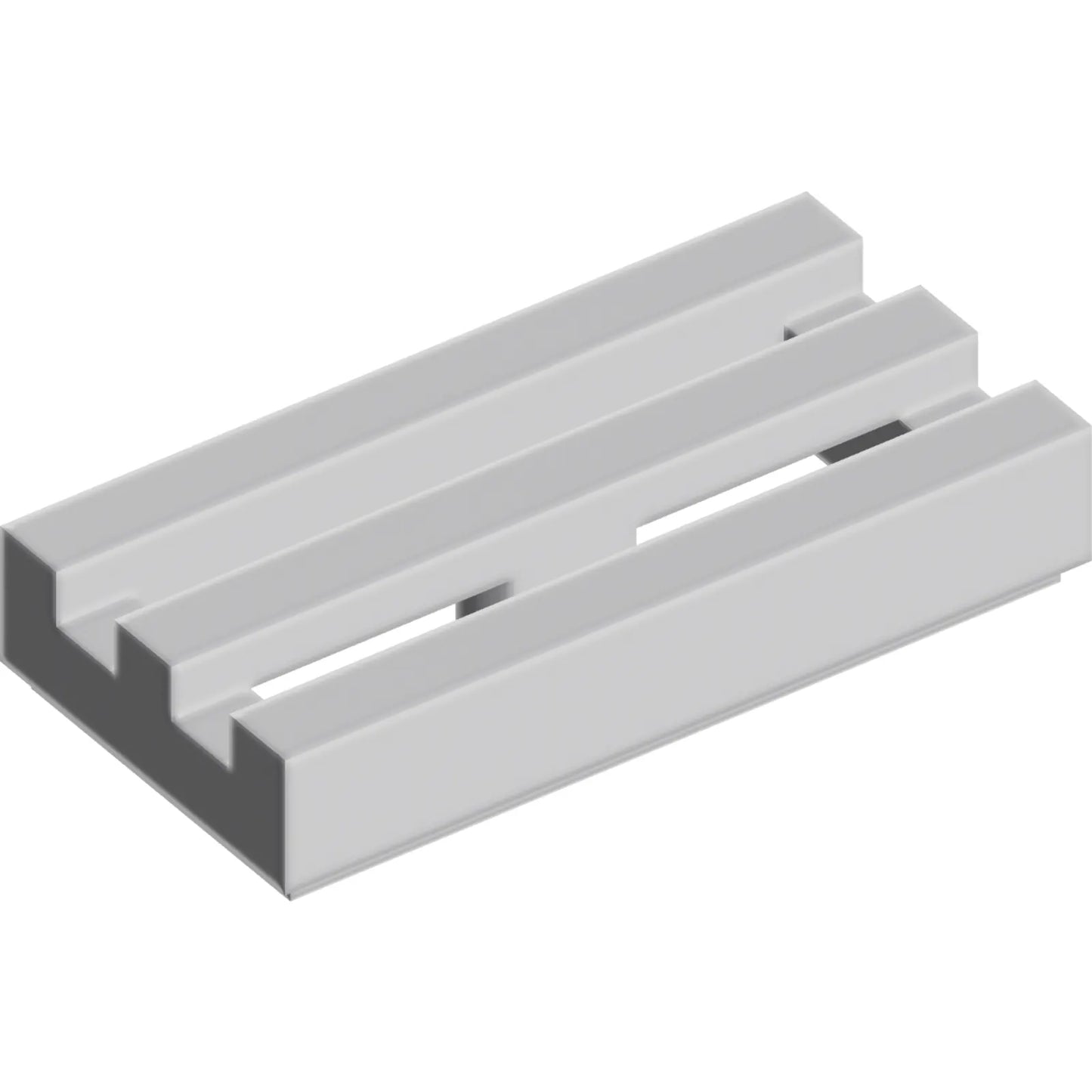 Part 2412b - Tile, Modified 1 x 2 Grille with Bottom Groove / Lip