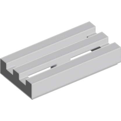 Part 2412b - Tile, Modified 1 x 2 Grille with Bottom Groove / Lip