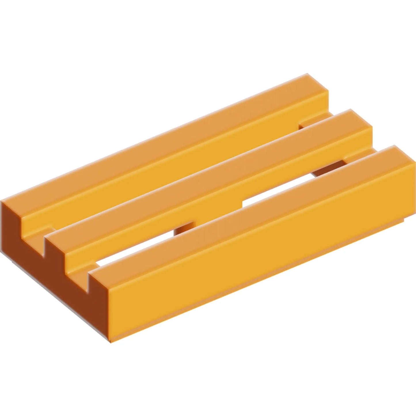 Part 2412b - Tile, Modified 1 x 2 Grille with Bottom Groove / Lip