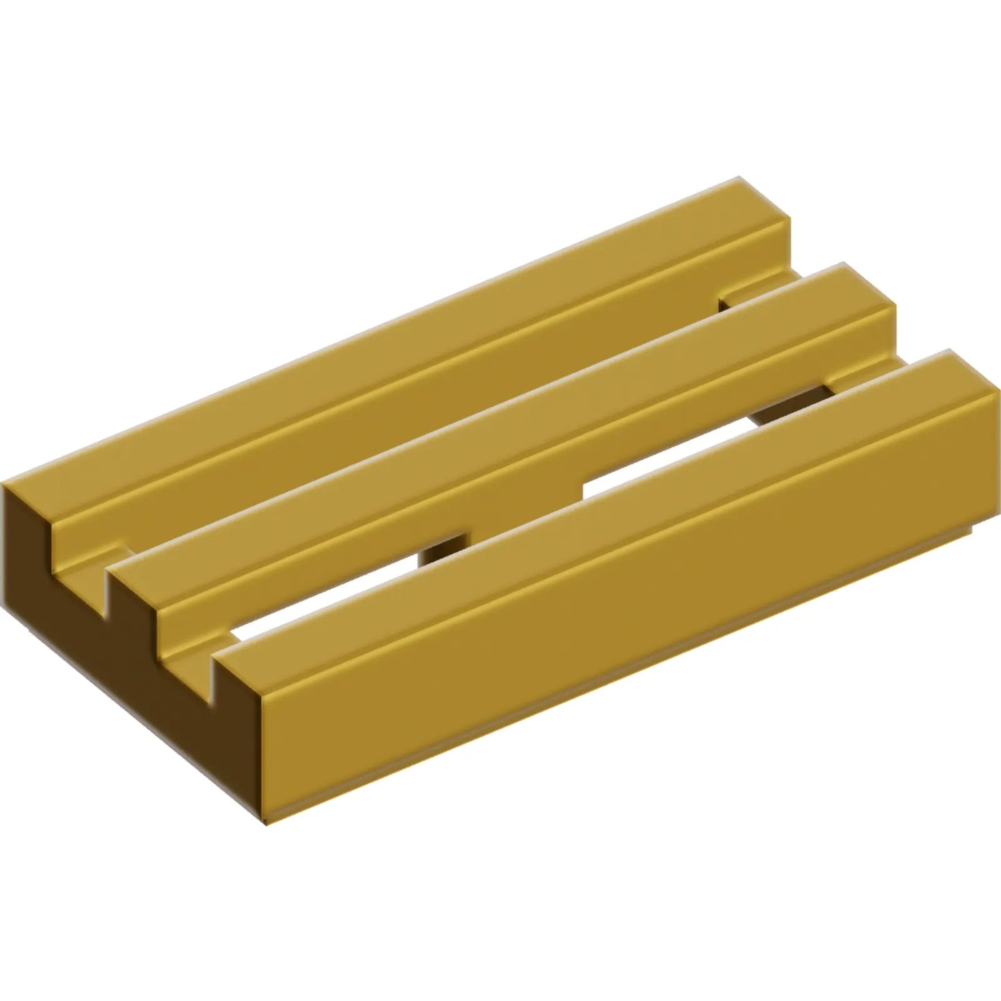 Part 2412b - Tile, Modified 1 x 2 Grille with Bottom Groove / Lip