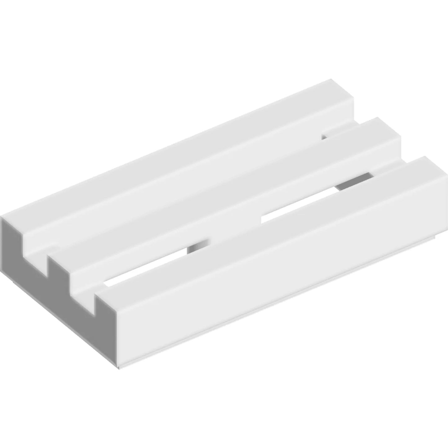 Part 2412b - Tile, Modified 1 x 2 Grille with Bottom Groove / Lip