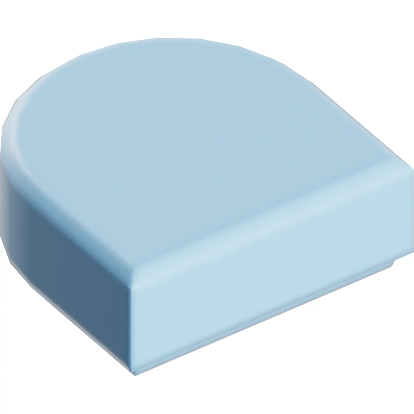 Part 24246 - Tile, Round 1 x 1 Half Circle Extended
