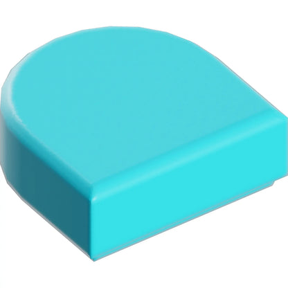 Part 24246 - Tile, Round 1 x 1 Half Circle Extended