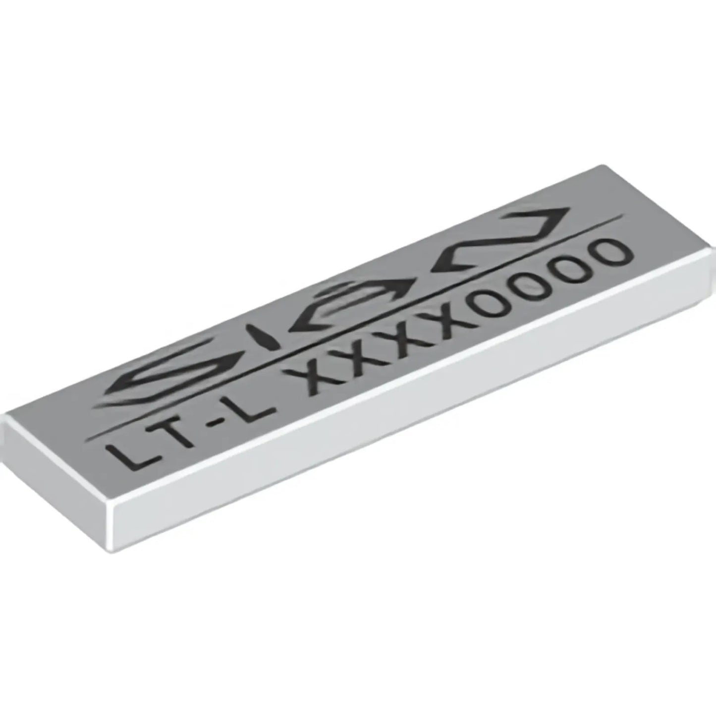 Part 2431pb636 - Tile 1 x 4 with 'SIAN LT-L' and Variable Code Pattern