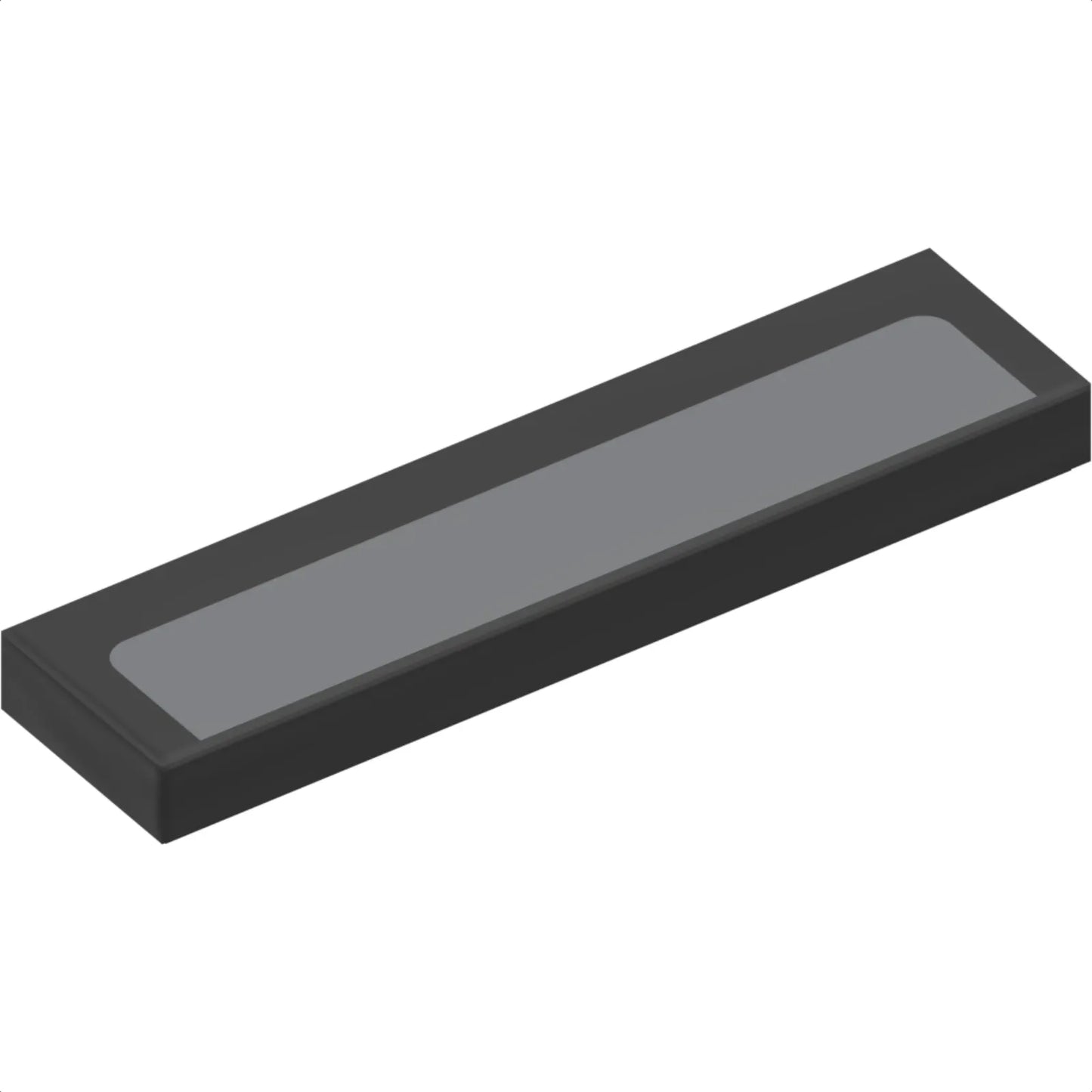 Part 2431pb638 - Tile 1 x 4 with Dark Bluish Gray Stripe Pattern