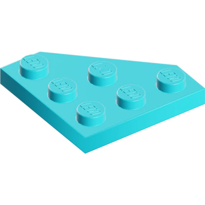 Teil 2450 - Keil, Platte 3 x 3, Ecke abgeschnitten