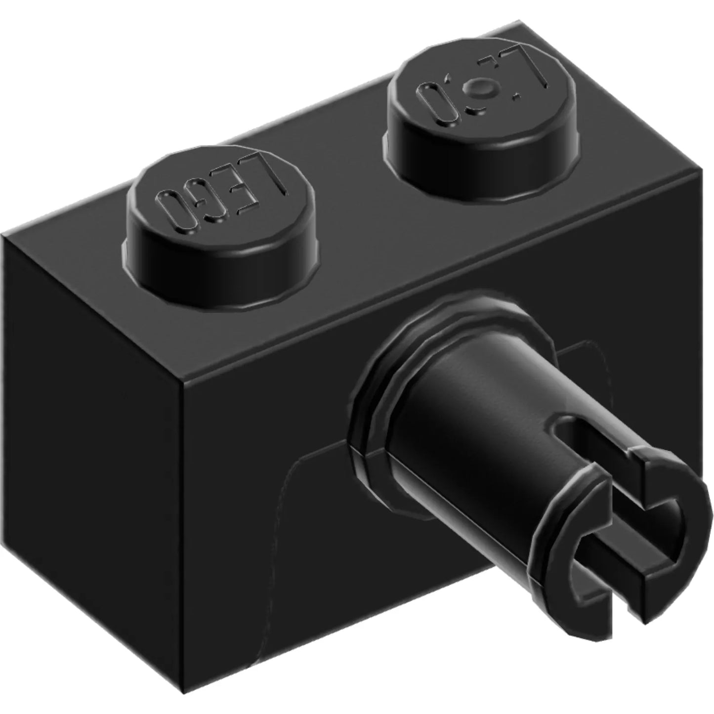 Teil 2458 - Stein, Modifiziert 1 x 2 mit Stift