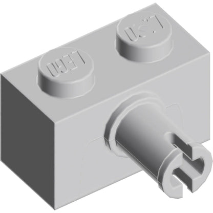 Teil 2458 - Stein, Modifiziert 1 x 2 mit Stift