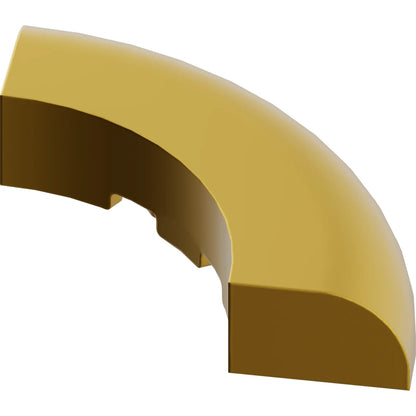 Teil 24599 - Stein, runde Ecke 5 x 5 x 1 ohne Noppen