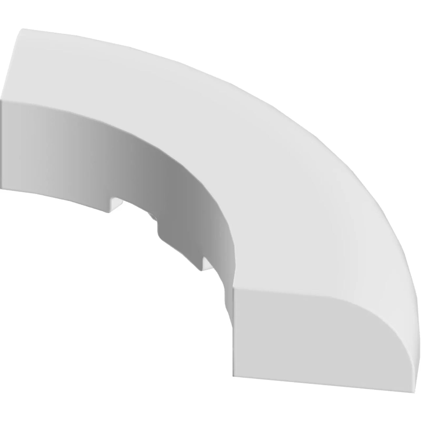 Part 24599 - Brick, Round Corner 5 x 5 x 1 without Studs