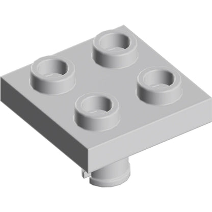 Part 2476 - Plate, Modified 2 x 2 with Pin on Bottom