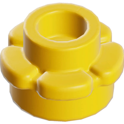 Part 24866 - Plate, Round 1 x 1 with Flower Edge (5 Petals)